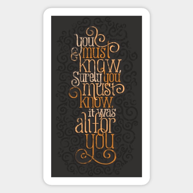 Surely You Must Know Magnet by polliadesign